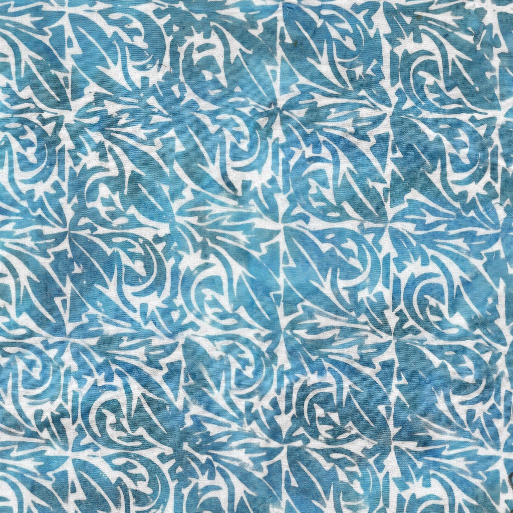 112353700 / Acanthus Square Leaf-White