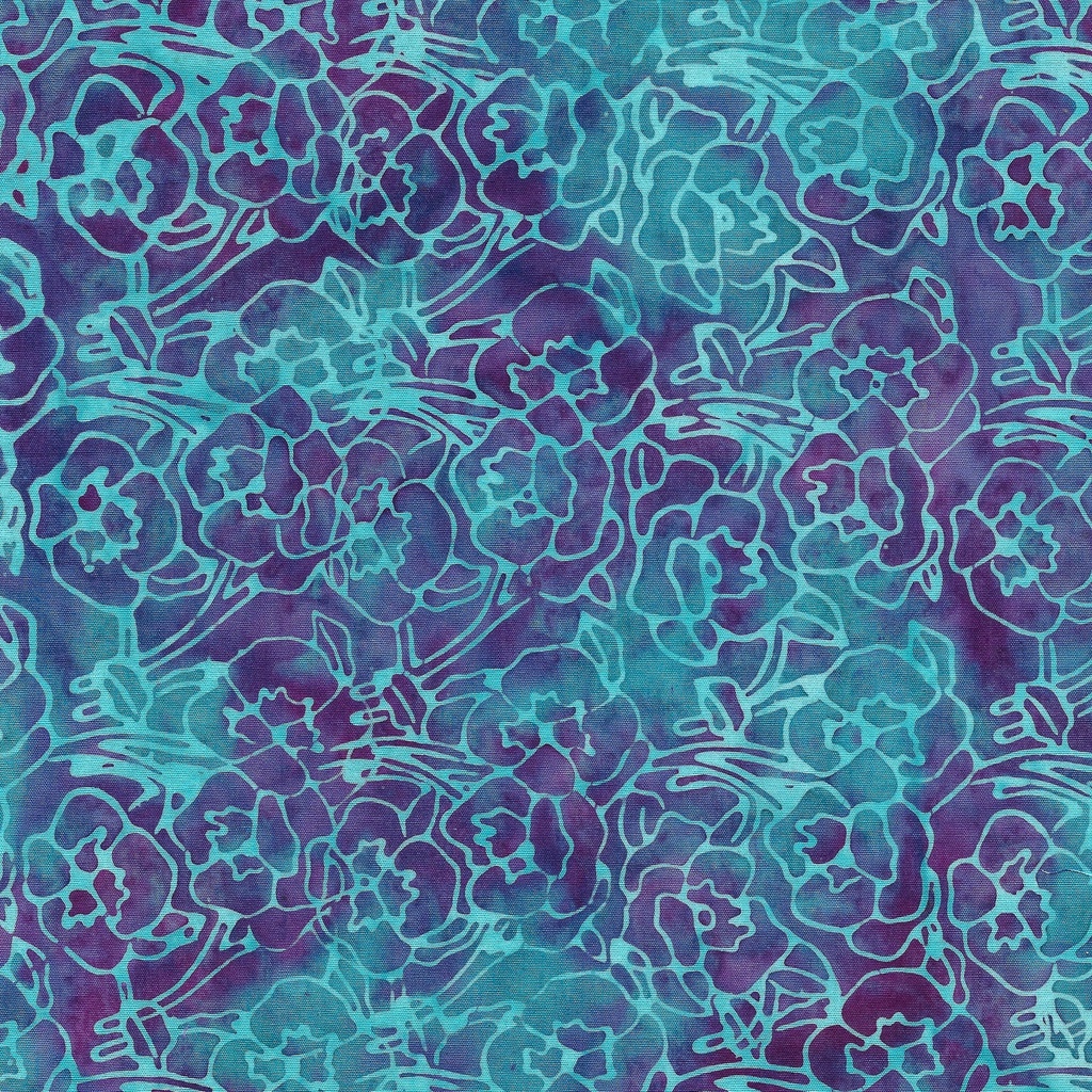 112401877 / Pansy Multi-Turquoise Purple