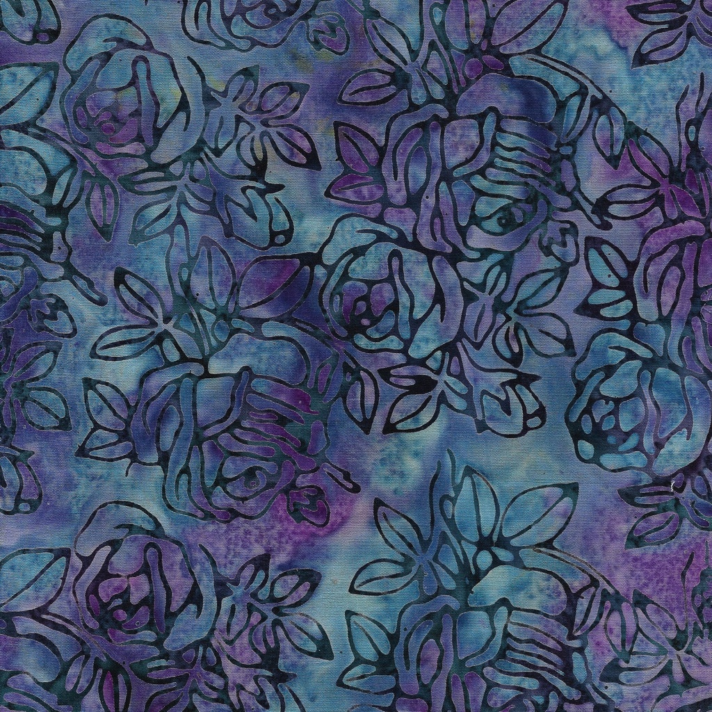 [112403875] 112403875 / Large Rose-Multi Purple Blue Grey Twilight
