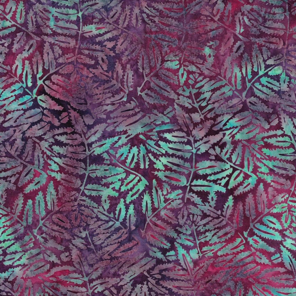 [112412890] 112412890 / Fern-Multi Purple Pink Iris