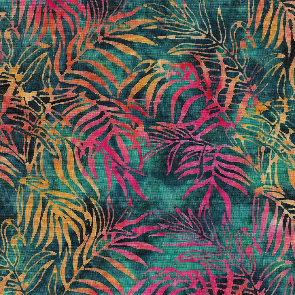 [112415840] 112415840 / Palm Cluster-Multi Blue Green Marbles