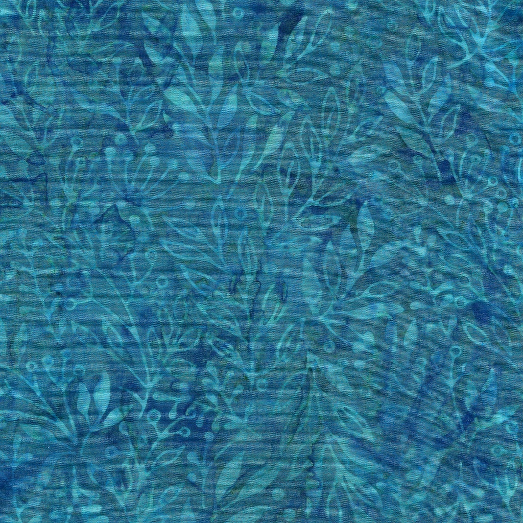 112419525 / Leaves with Dandelion-Blue Morning Glory