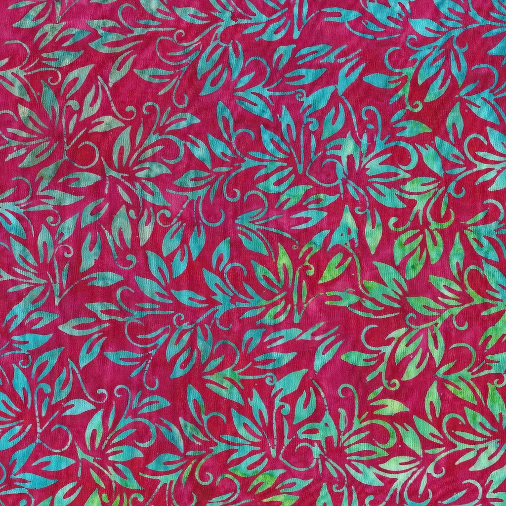 112429360 / Leaf Swirl-Red Cherry