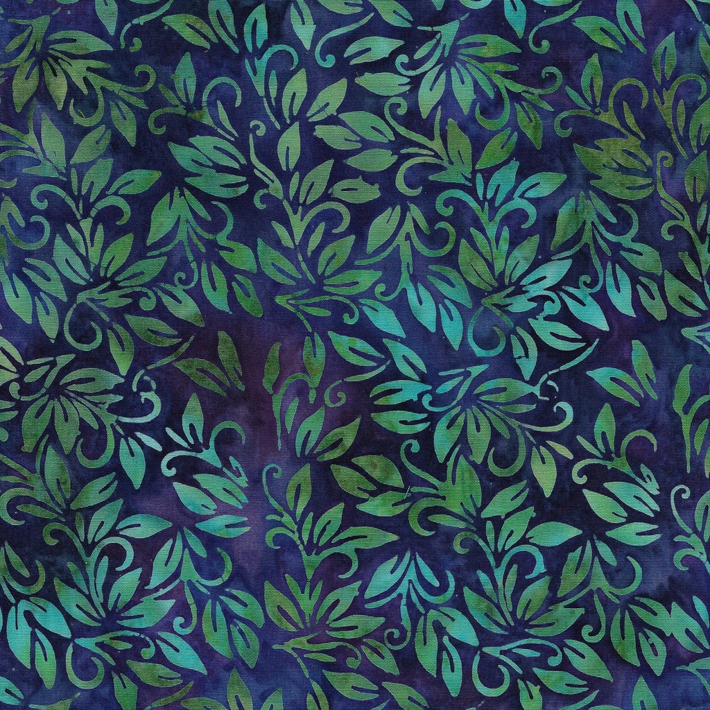 112429575 / Leaf Swirl-Blue Marine