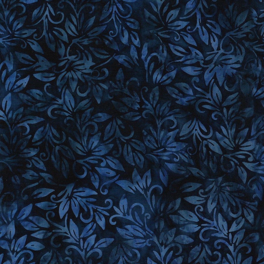 112429585 / Leaf Swirl-Blue Navy