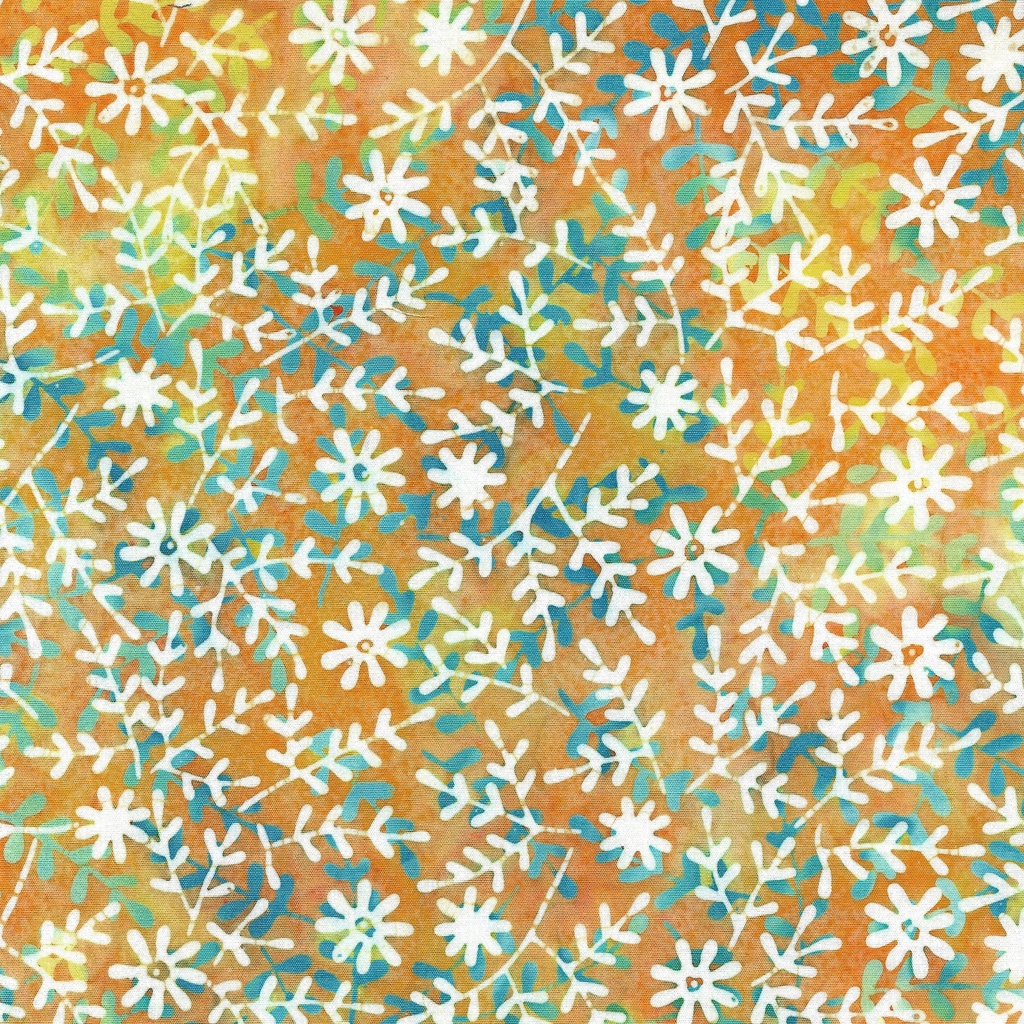 [112433280] 112433280 / Sprig With Small Daisy-Orange Copper