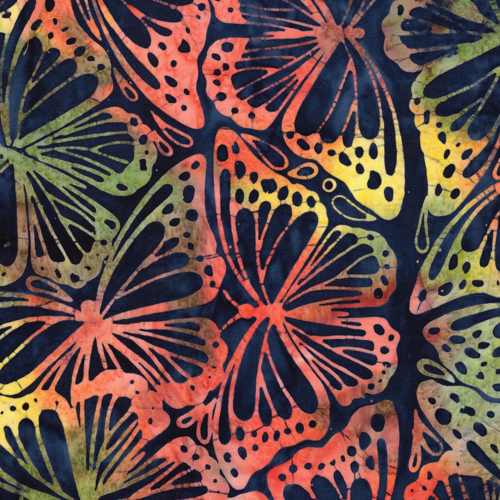 112503804 / Monarch Wings-Multi Blue Yellow Red Green