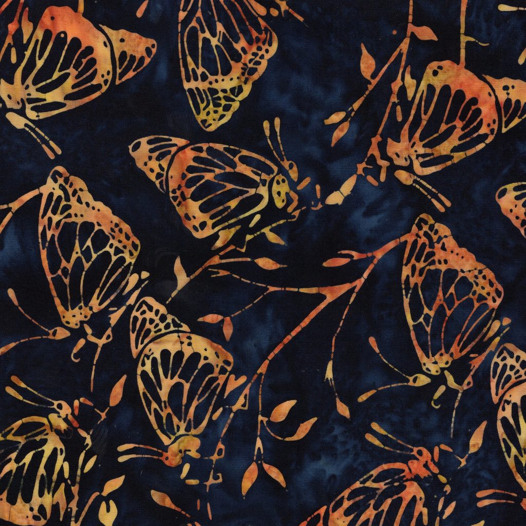 [112504590] 112504590 / Side Butterflies-Blue Storm