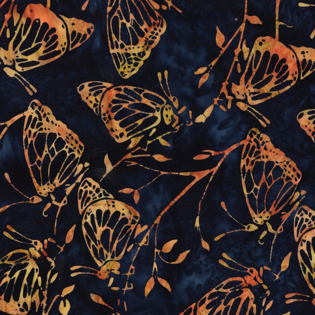 [112504590] 112504590 / Side Butterflies-Blue Storm