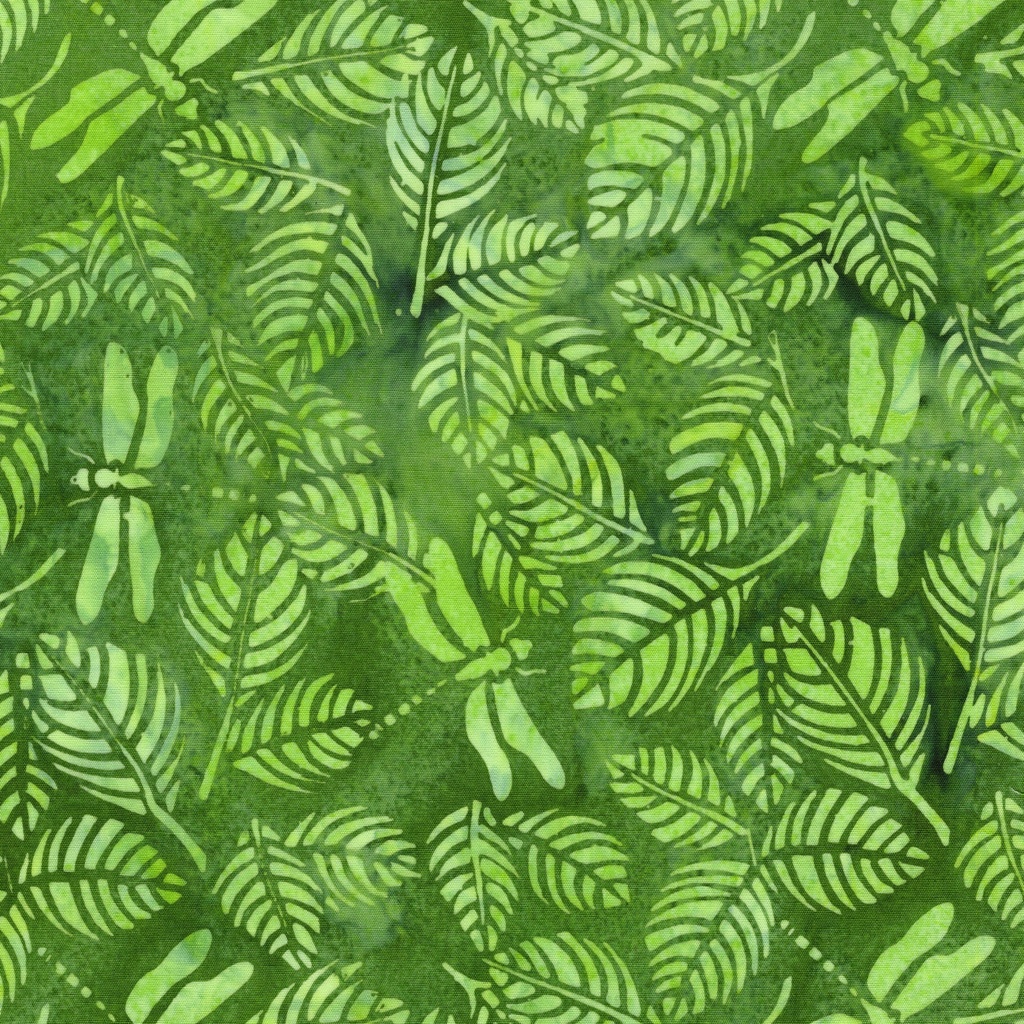 112505645 / Dragonfly Leaves-Green Ivy