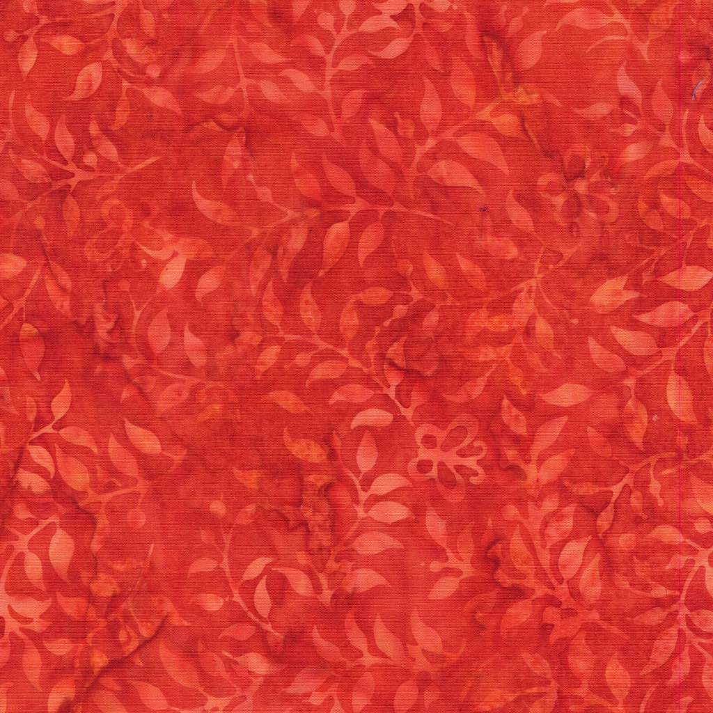 112508282 / Butterfly & Leaves-Orange Vermillion