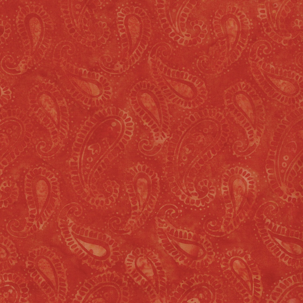 112512275 / Paisley-Orange Pumpkin