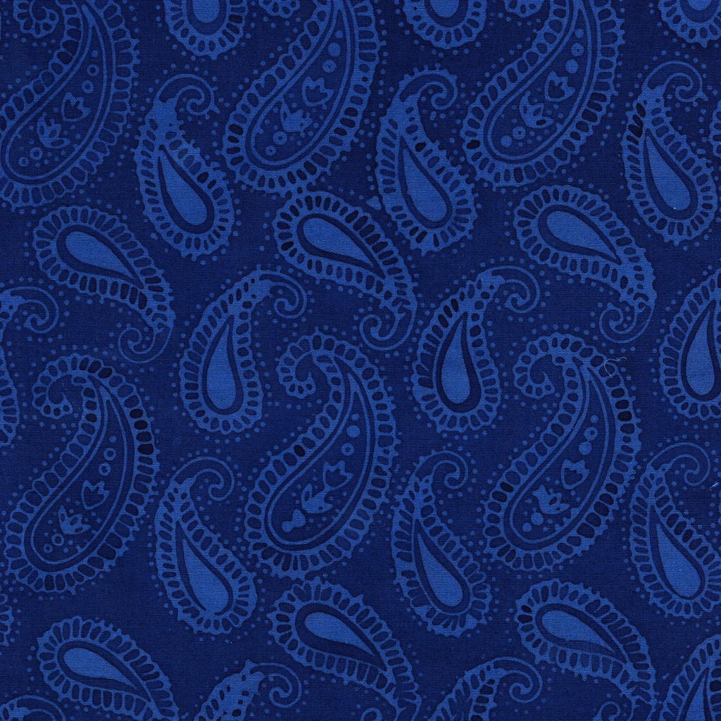 112512550 / Paisley-Blue Blueberry