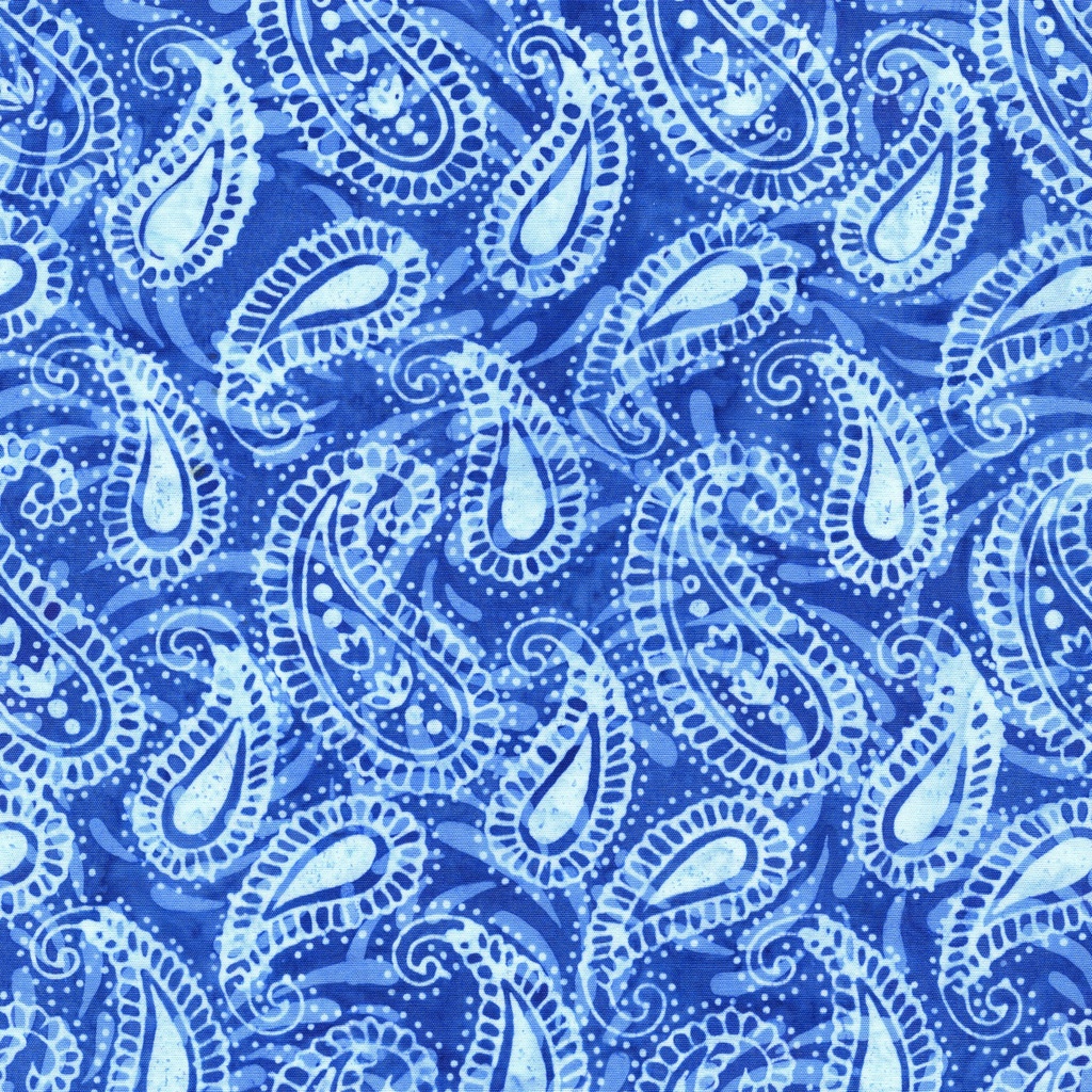 112512570 / Paisley-Blue Cornflower