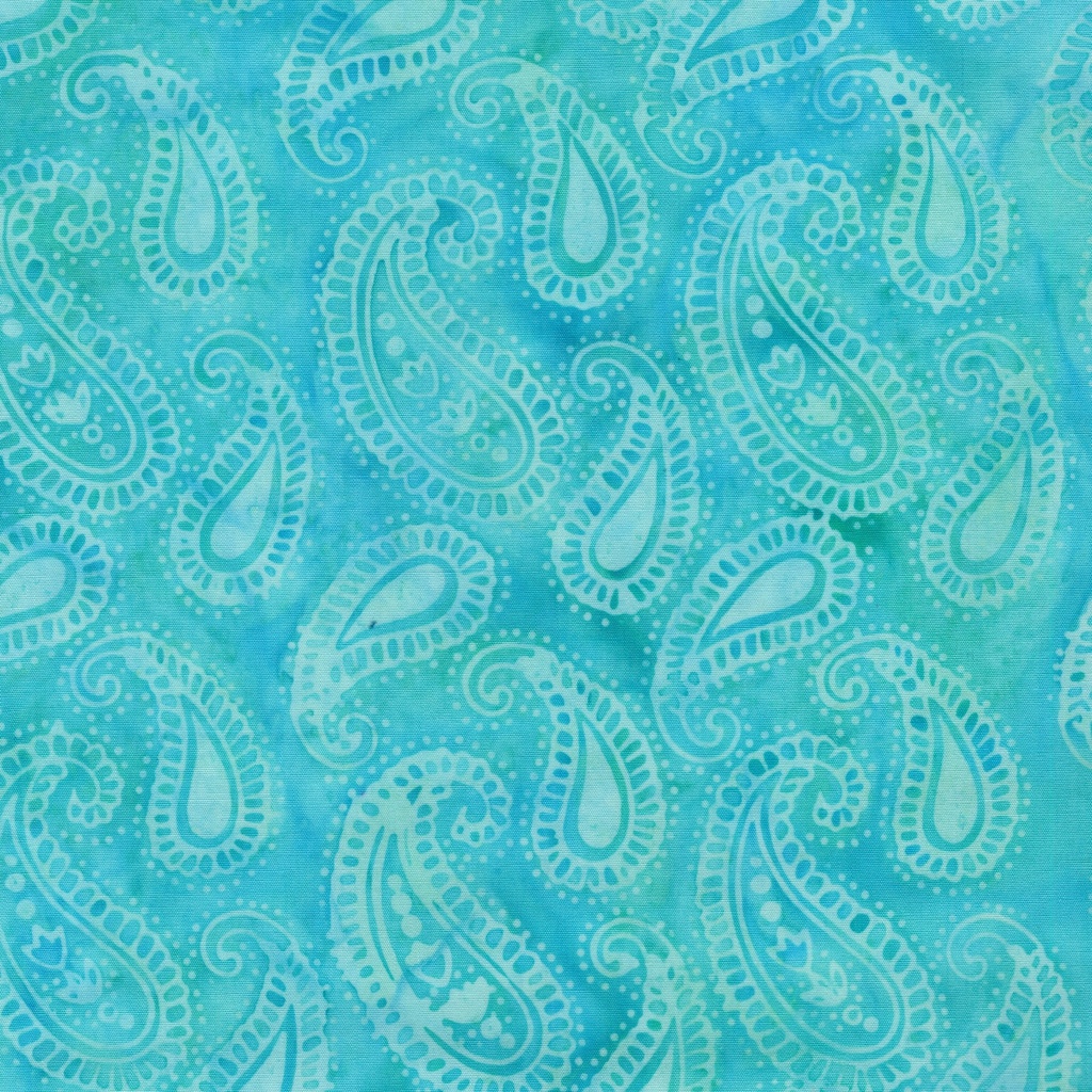 [112512905] 112512905 / Paisley-Teal Aqua