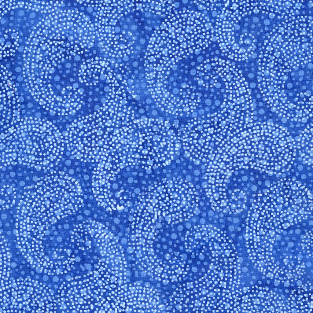 112514545 / Mini Dot Paisley-Blue Bluebird