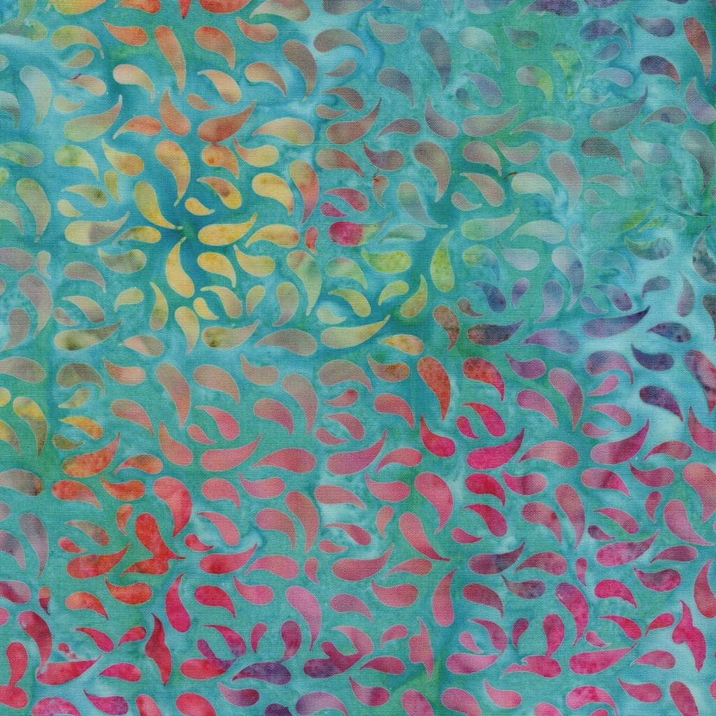 [112515851] 112515851 / Paisley Petals-Multi Turquoise Green