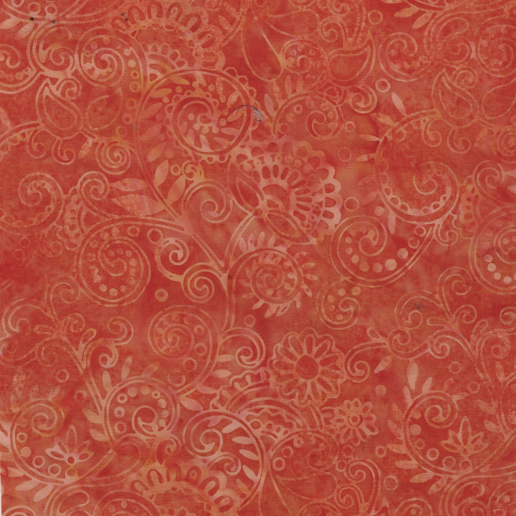 112516266 / Floral Paisley-Orange Tiger