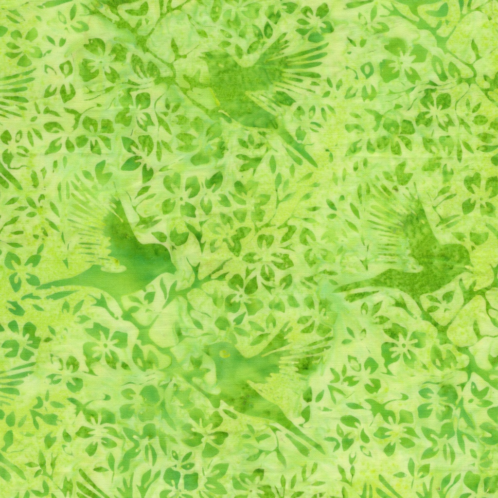 [112601610] 112601610 / Birds in Branches-Green Honeydew