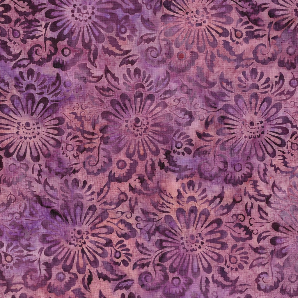 [112604410] 112604410 / Medallion Flowers-Purple Foxglove