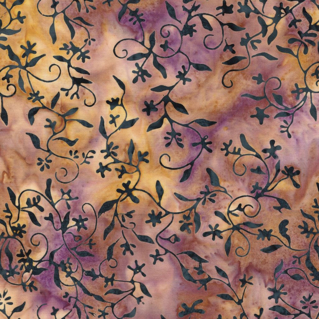 [112605867] 112605867 / Small Floral Vine-Multi Purple Gold
