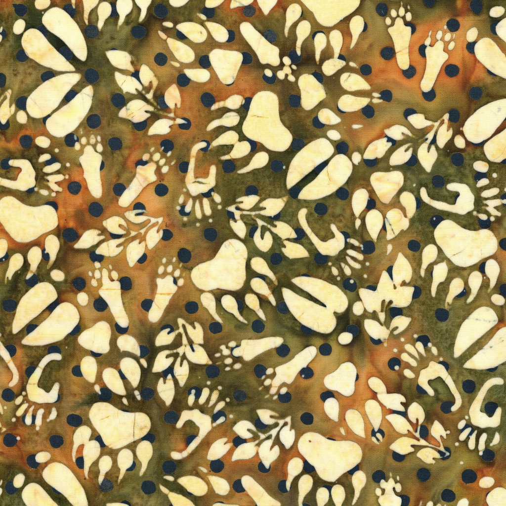 [112613811] 112613811 / Footprints-Multi Green Gold