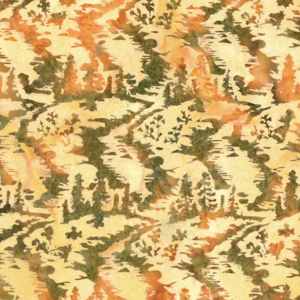 [112614811] 112614811 / Fir Trees on Hills-Multi Green Gold