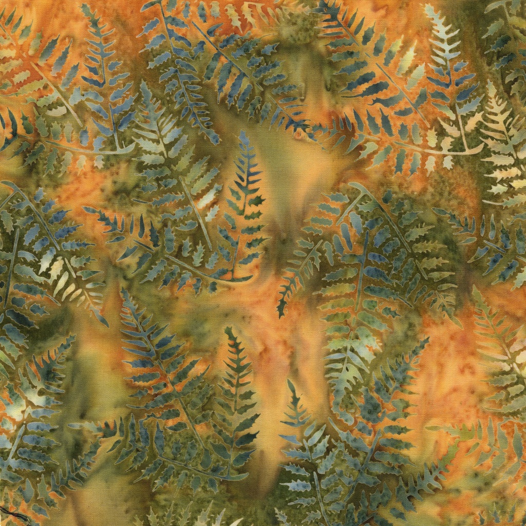 [112616818] 112616818 / Ferns--Multi Yellow Green Brown