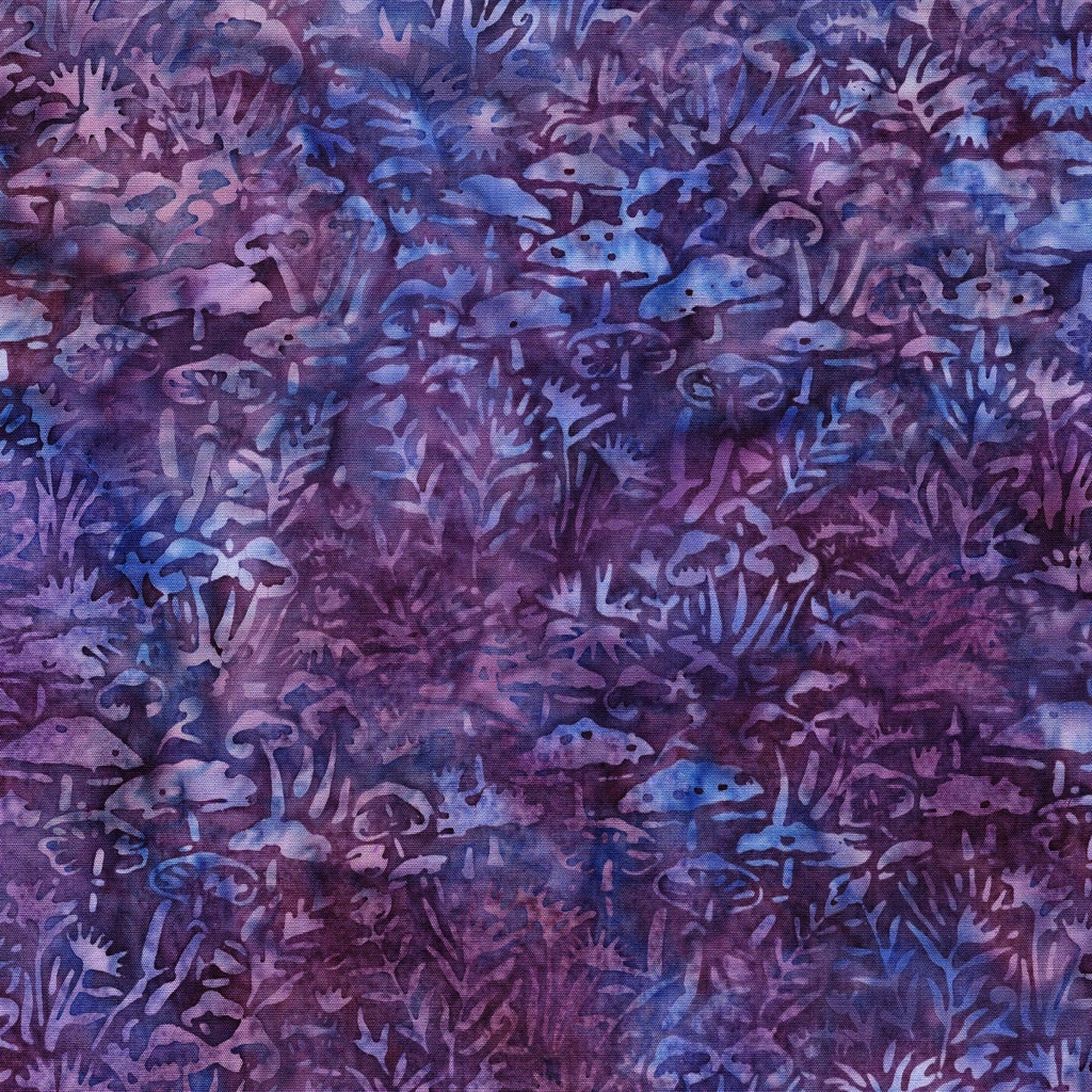 112620435 / Mushrooms and Flowers-Purple Grape