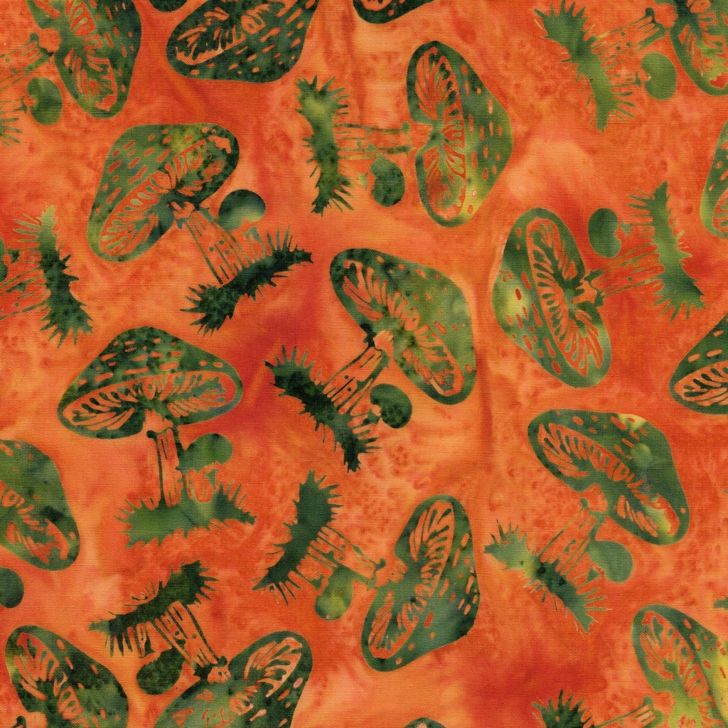 112621280 / Tossed Mushrooms-Orange Copper