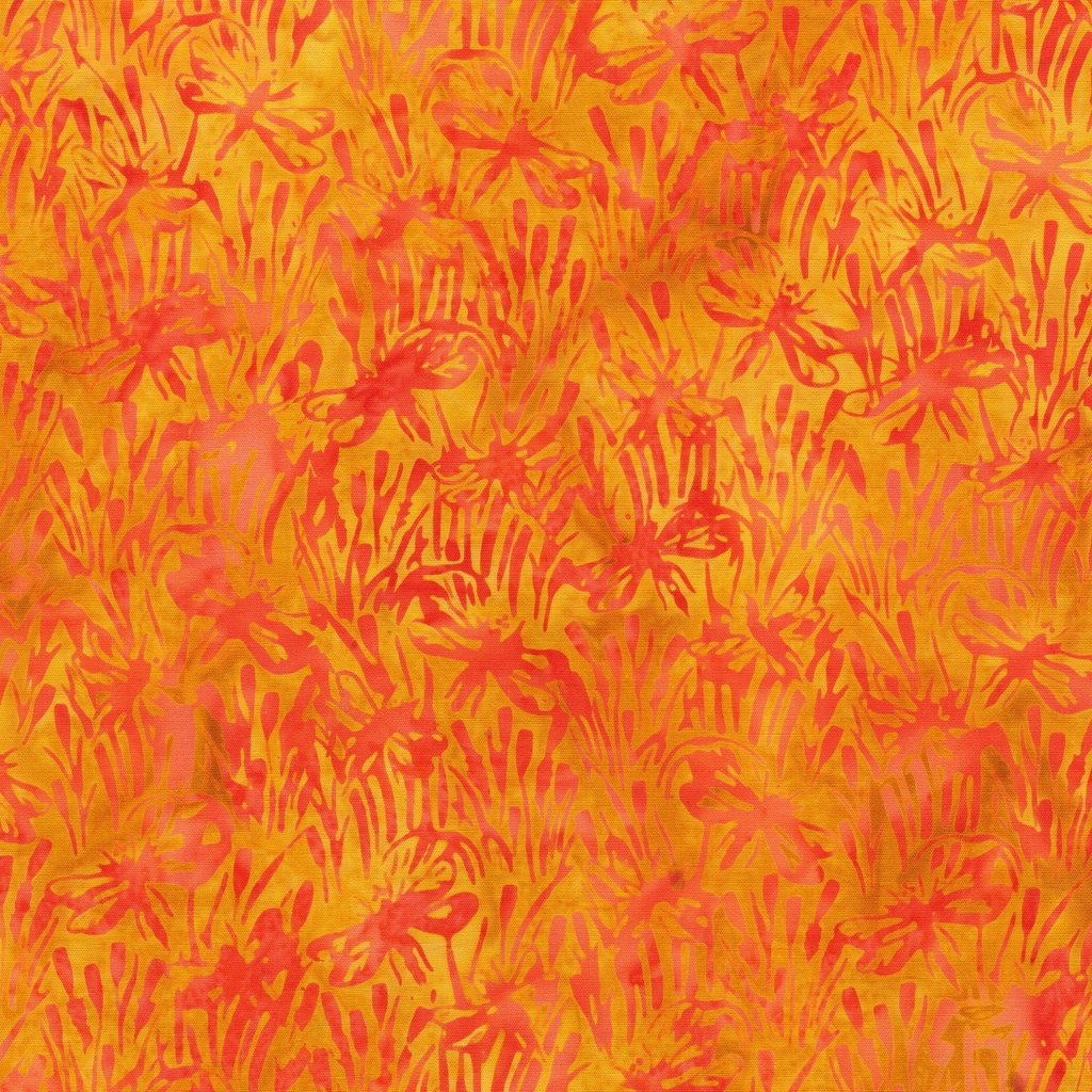 112630270 / Dragonflies and Bullrushes-Orange Cheddar