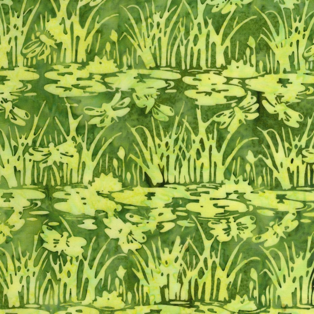 [112631630] 112631630 / Dragonflies Over Pond-Green Lemongrass