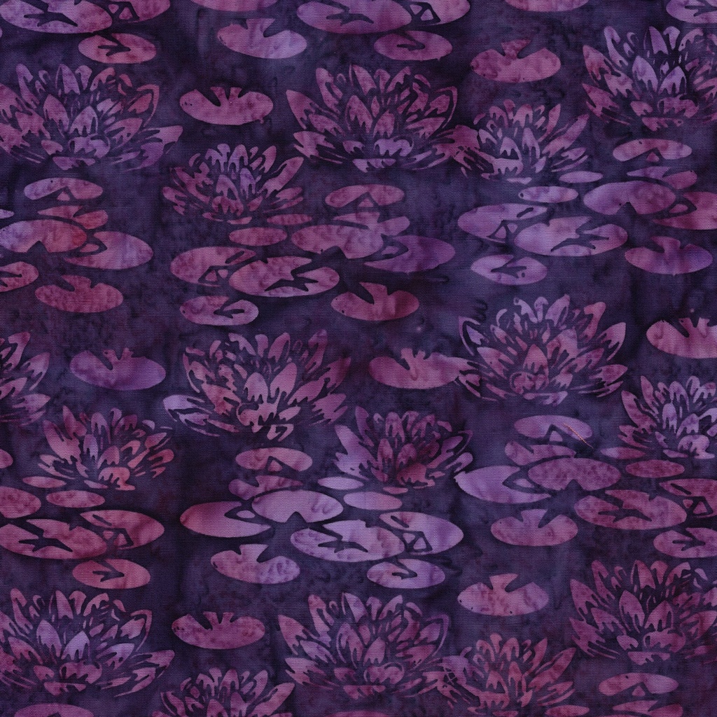 112632460 / Waterlillies-Purple Hyacinth