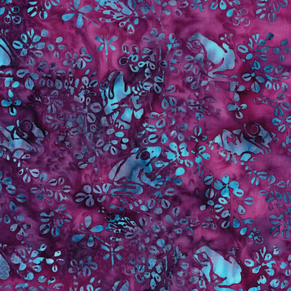112633177 / Frogs on Branch-Pink Plum