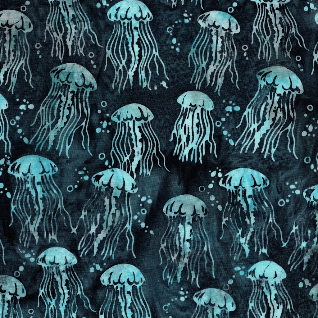 112636585 / Jellyfish-Blue Navy