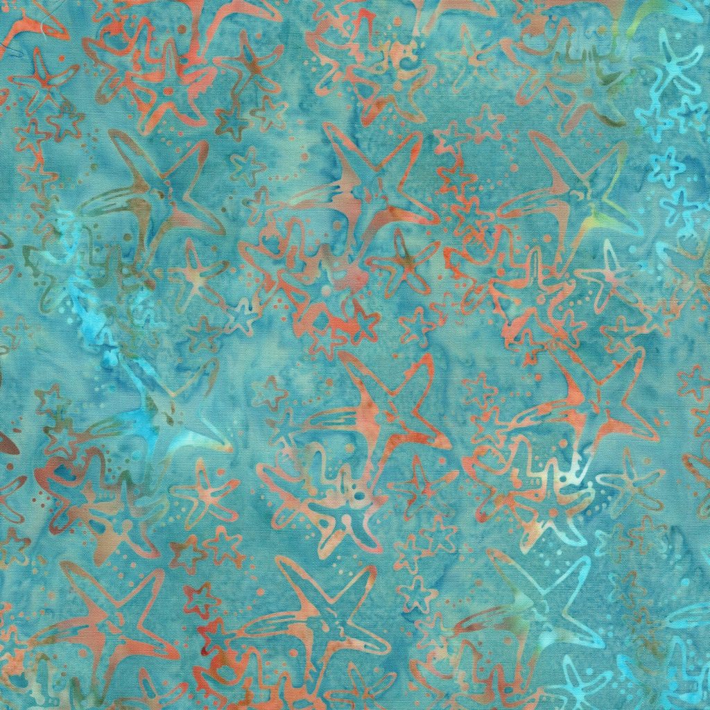 [112637945] 112637945 / Starfish--Teal Cool Water