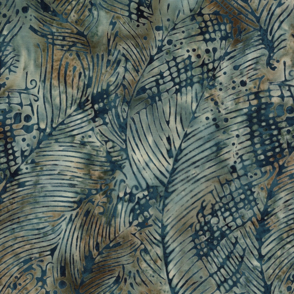 112645565 / Bubble Seaweed-Blue Denim