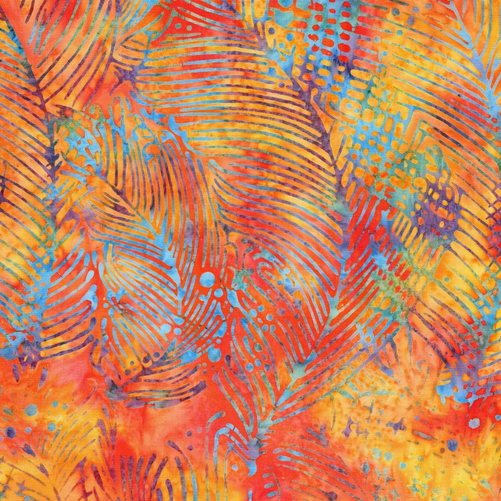112645809 / Bubble Seaweed-Multi Red Orange