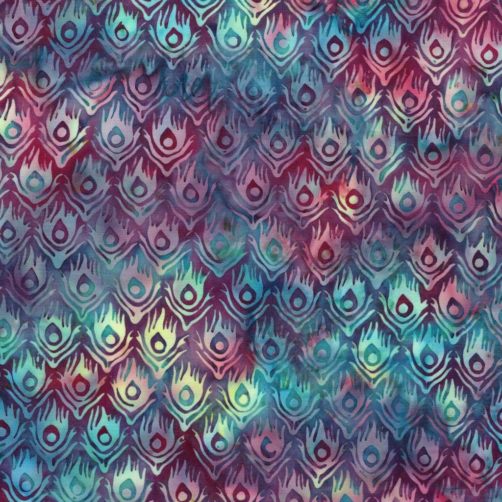 [112647882] 112647882 / Tail Feather--Multi Magenta Teal