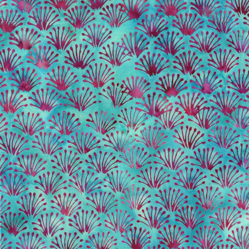 112648915 / Fans--Teal Sea Glass