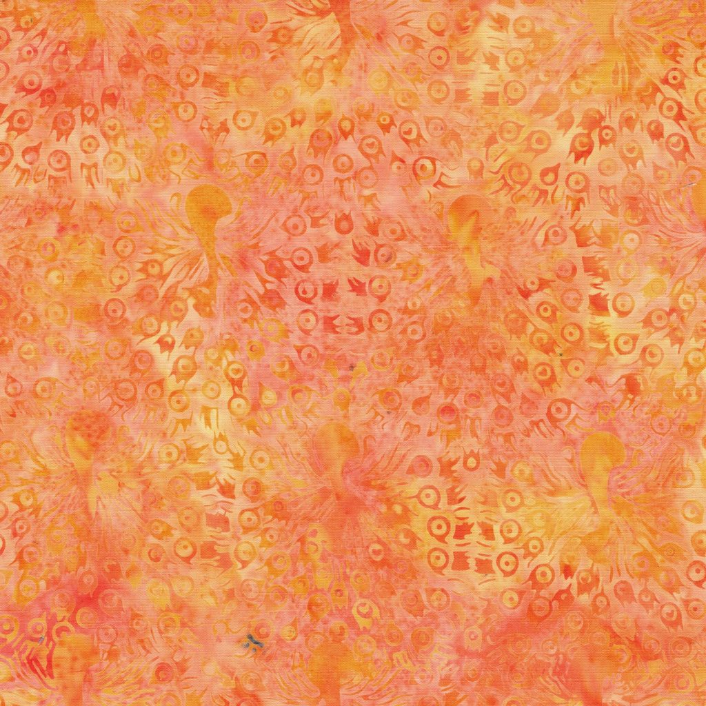 112652256 / Peacock Fanning-Orange Marmalade