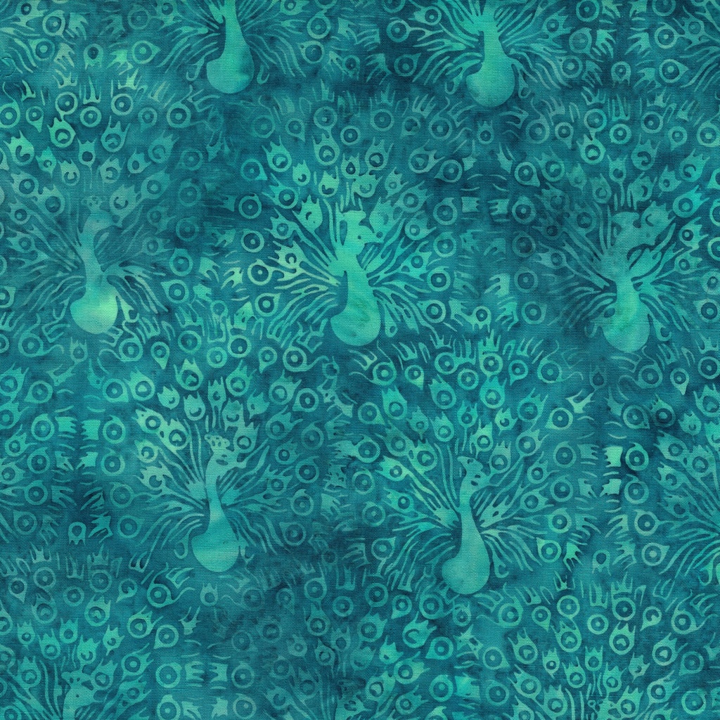 [112652955] 112652955 / Peacock Fanning-Teal Aruba