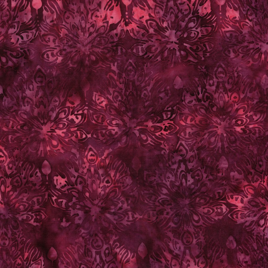 [112655390] 112655390 / Peacock Medallion-Red Burgundy