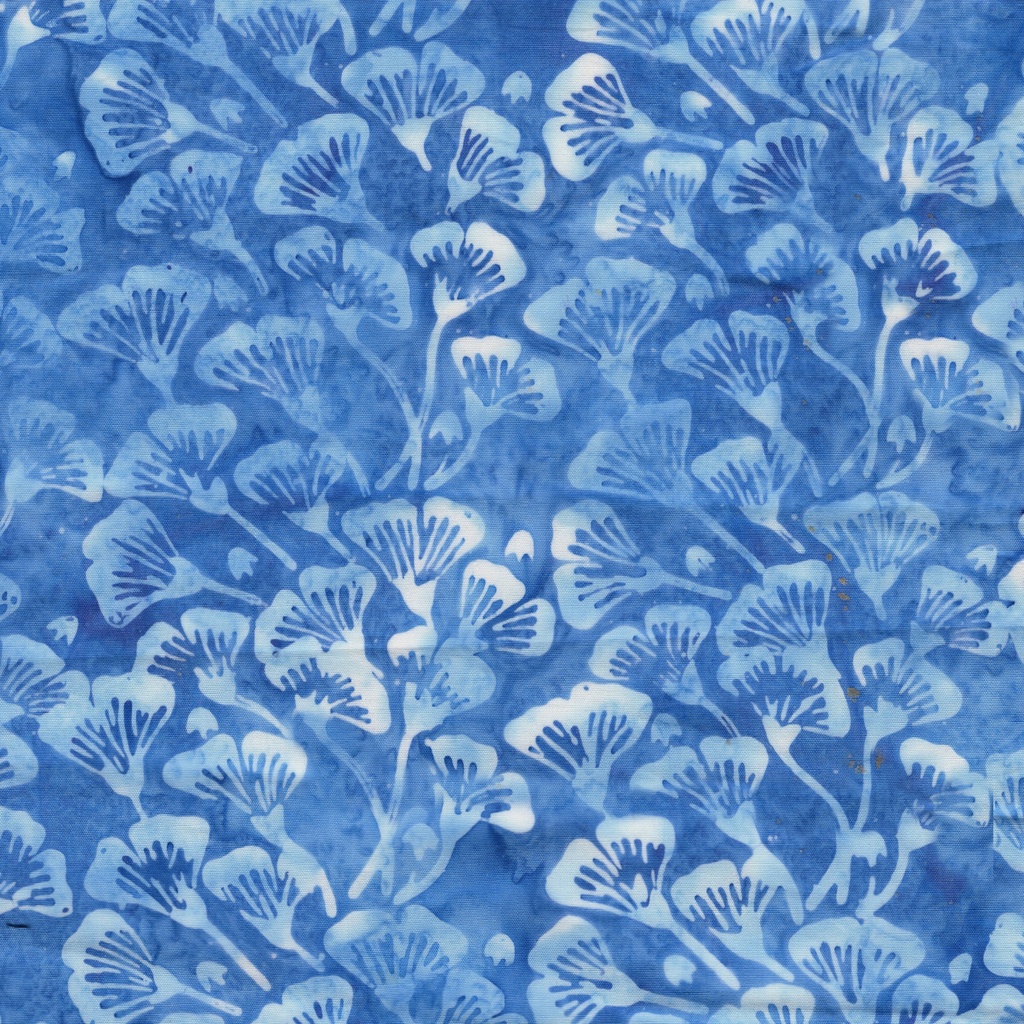 [112660520] 112660520 / Ginko Leaves--Blue Powder Blue