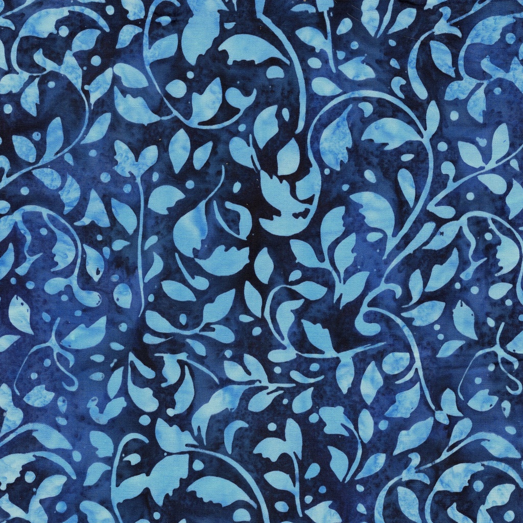 112663575 / Vines and Leaves-Blue Marine