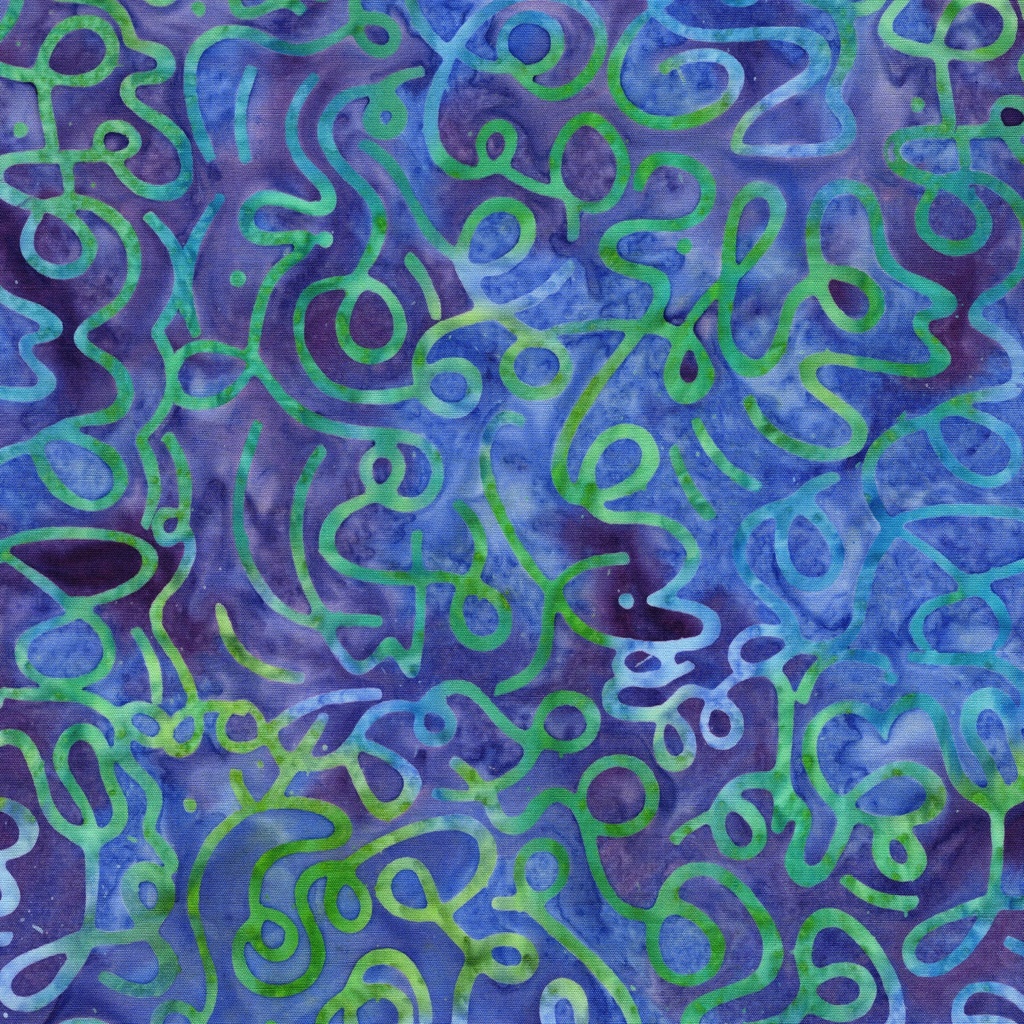 [112665828] 112665828 / Squiggles-Multi Blue Purple