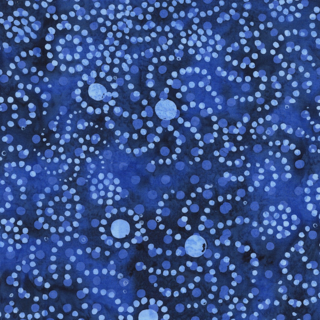 [112670575] 112670575 / Swirly Dots-Blue Marine