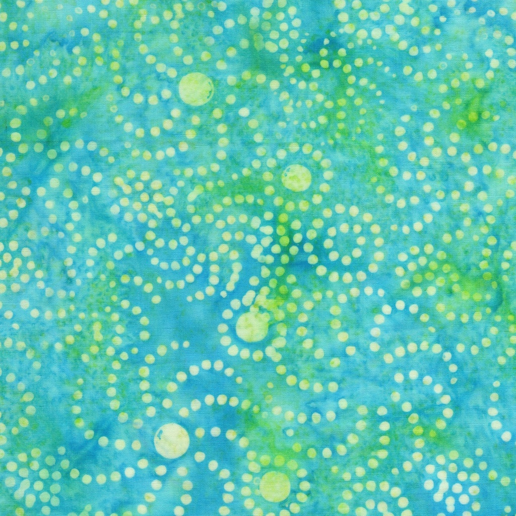 [112670915] 112670915 / Swirly Dots-Teal Sea Glass