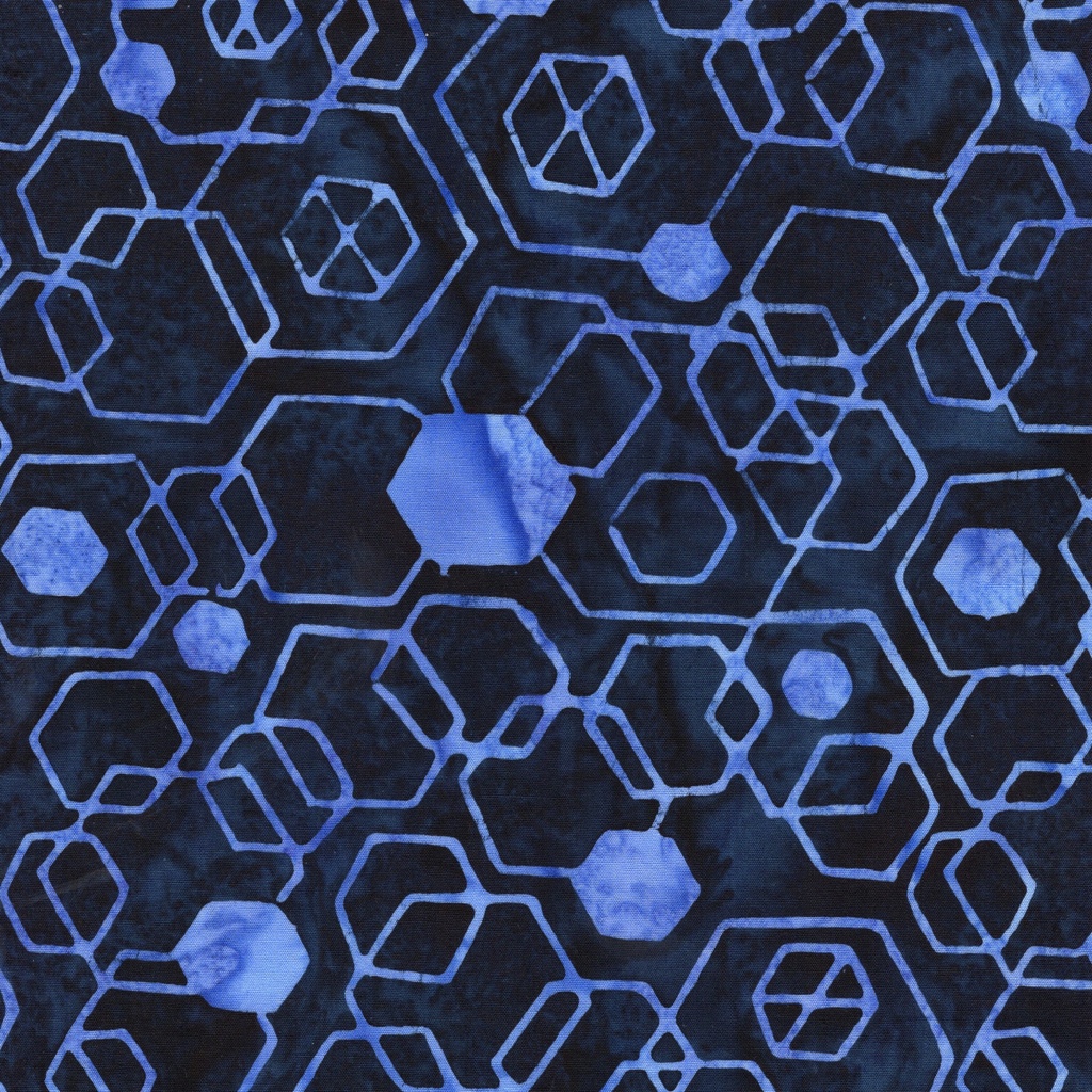 [112671590] 112671590 / Hexagons--Blue Storm
