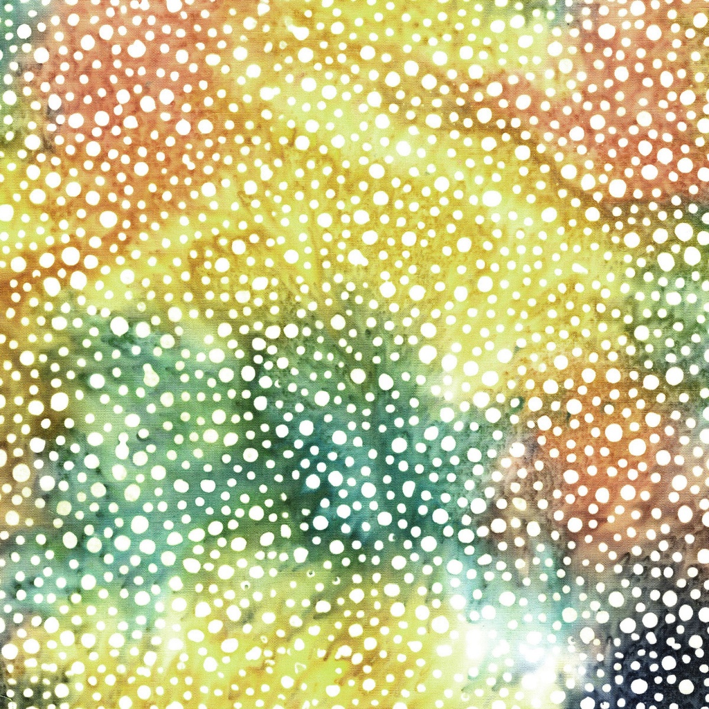 112680835 / Mini Dot-Multi Green Brown Pinecone